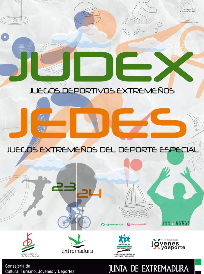 CARTEL JUDEX - JEDES - Federaci�n Extreme�a de Deportes para personas con Discapacidad F�sica